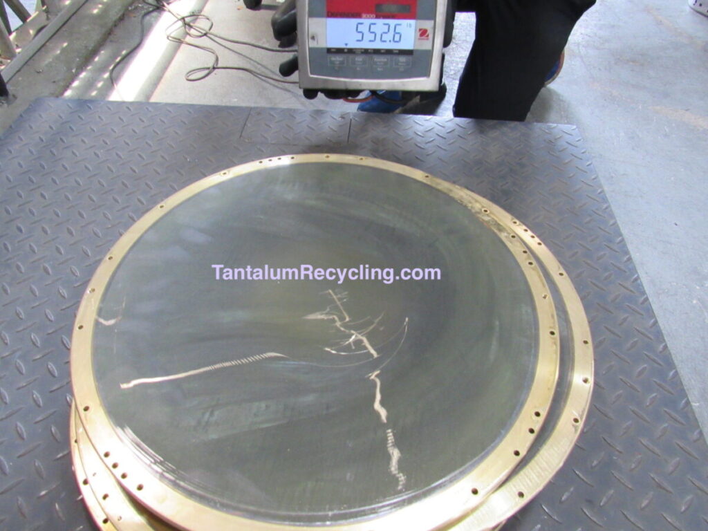 Tantalum Sputtering With Backing Plant